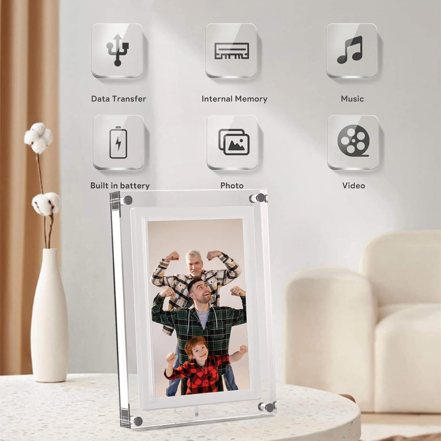 Smart Acrylic Photo Frame